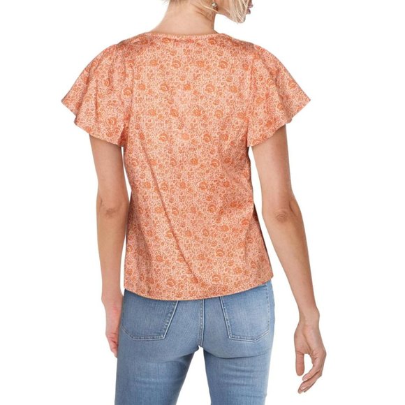 Parker Gloria Floral V-Neck Button-Down Top - Picture 2 of 16